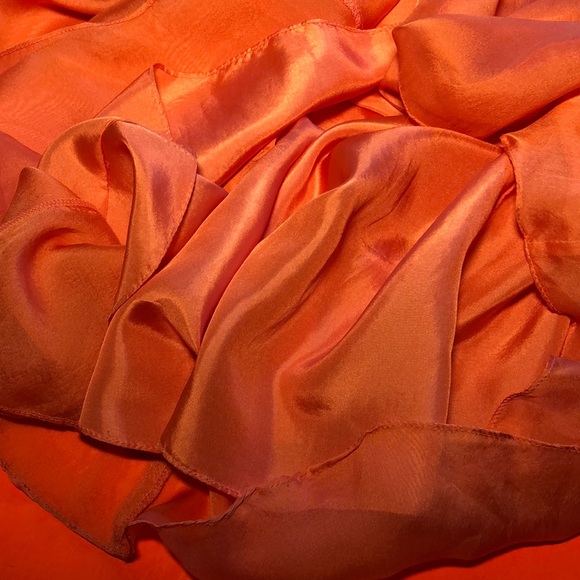 🟠 Rebecca Taylor 🟠 silk midi dress - Picture 4 of 7